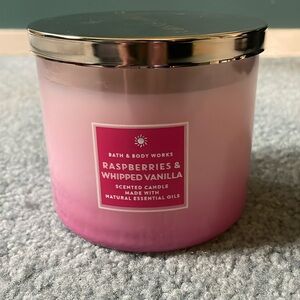 Bath & Body Works Raspberries & Whipped Vanilla Candle